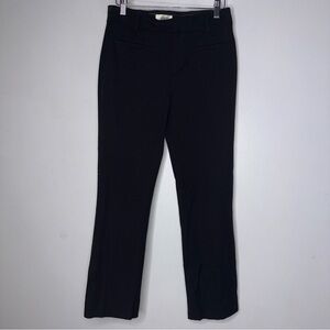 Maeve Black Ankle Straight Leg Pants Size 2